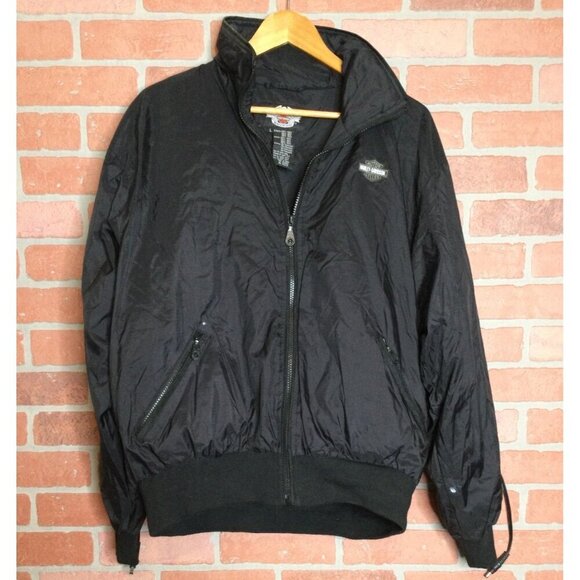 Harley Davidson Mens Heated Jacket With Thinsulate Insulation Nylon Black Size L - Picture 8 of 15